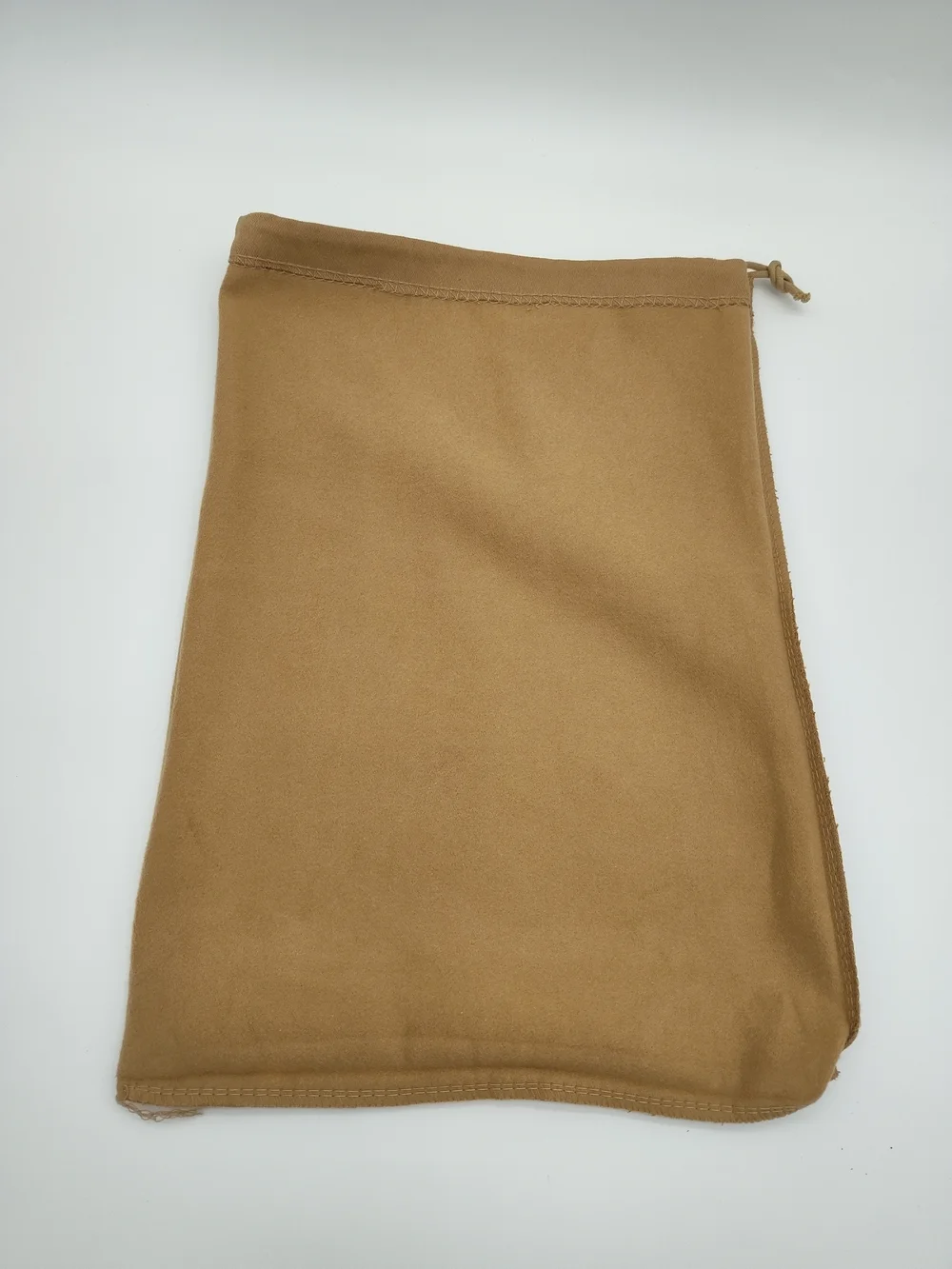 BURBERRY Camel Dust Bag Drawstring Storage Pouch Luxe Packaging 14.5x10.5 EUC